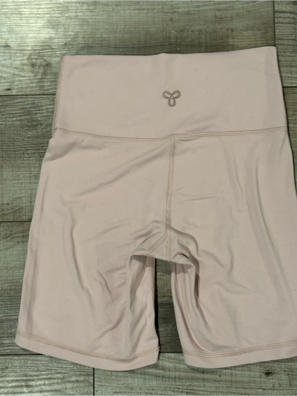 TNA Light Pink High-Rise Bike Shorts